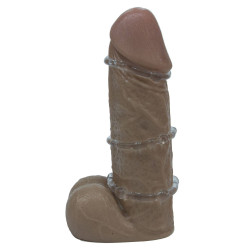 Rude Rider Pack de 3 mini cockirngs souples transparents